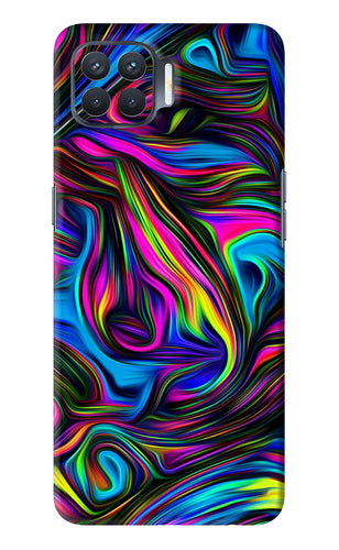 Abstract Art Oppo F17 Pro Back Skin Wrap