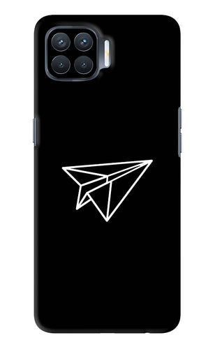 Paper Plane White Oppo F17 Pro Back Skin Wrap