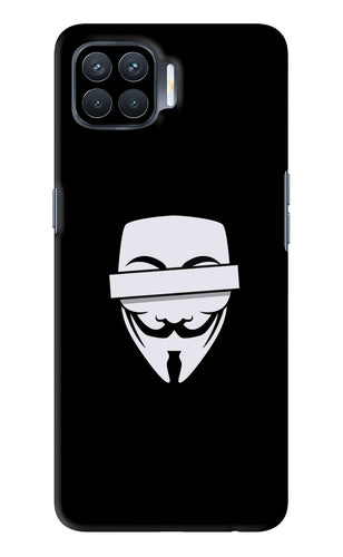 Anonymous Face Oppo F17 Pro Back Skin Wrap