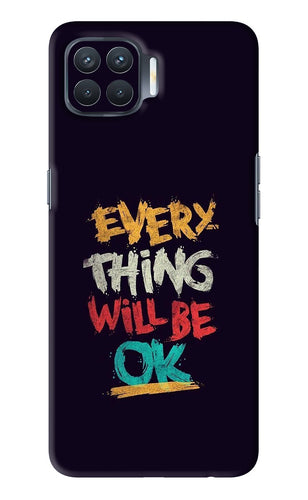 Everything Will Be Ok Oppo F17 Pro Back Skin Wrap