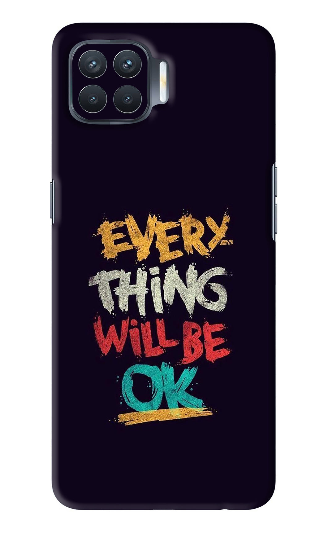 Everything Will Be Ok Oppo F17 Pro Back Skin Wrap