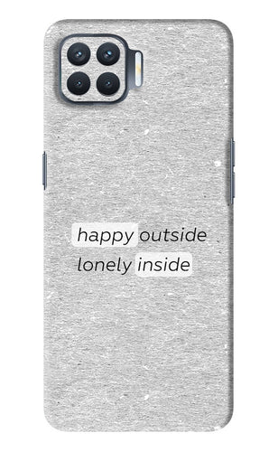 Happy Outside Lonely Inside Oppo F17 Pro Back Skin Wrap