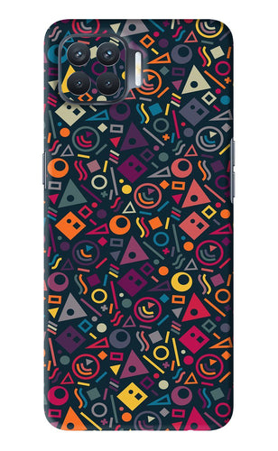 Geometric Abstract Oppo F17 Pro Back Skin Wrap