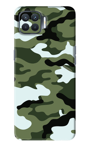 Camouflage 1 Oppo F17 Pro Back Skin Wrap