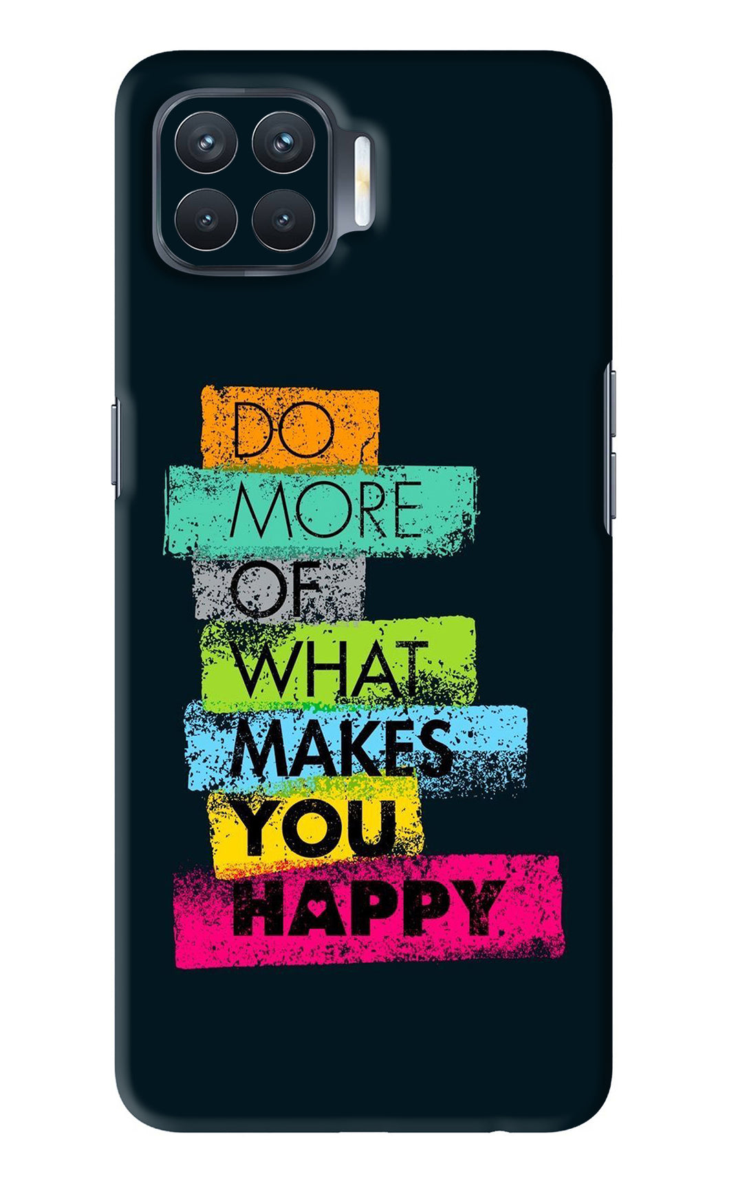 Do More Of What Makes You Happy Oppo F17 Pro Back Skin Wrap