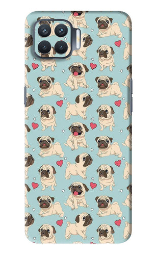 Pug Dog Oppo F17 Pro Back Skin Wrap