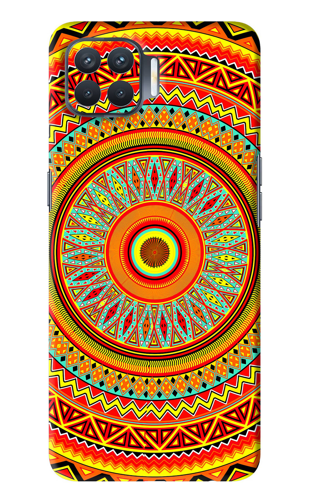 Mandala Pattern Oppo F17 Pro Back Skin Wrap
