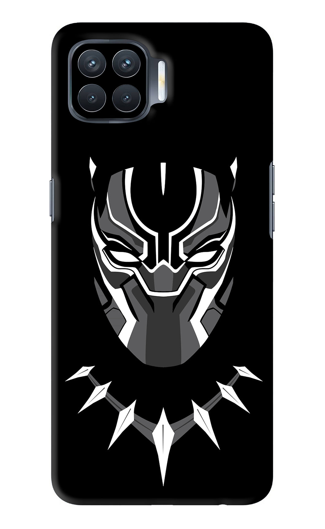Black Panther Oppo F17 Pro Back Skin Wrap