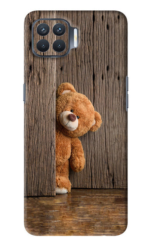 Teddy Wooden Oppo F17 Pro Back Skin Wrap
