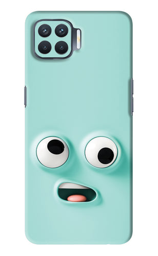 Silly Face Cartoon Oppo F17 Pro Back Skin Wrap