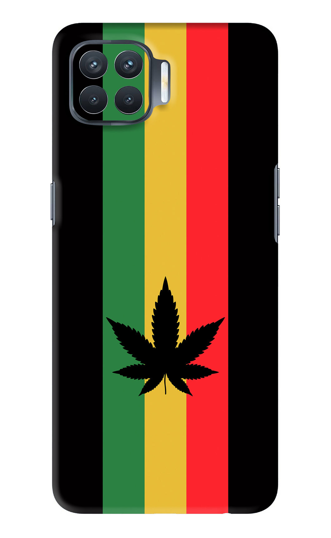Weed Flag Oppo F17 Pro Back Skin Wrap
