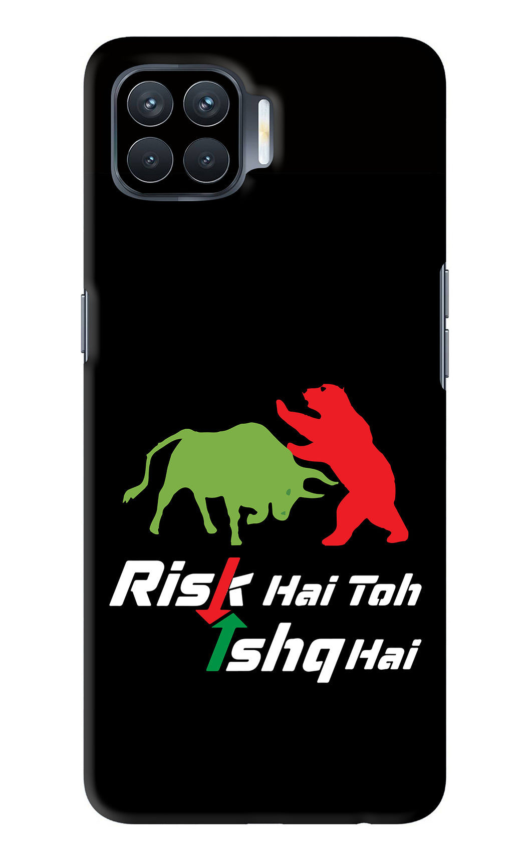Risk Hai Toh Ishq Hai Oppo F17 Pro Back Skin Wrap