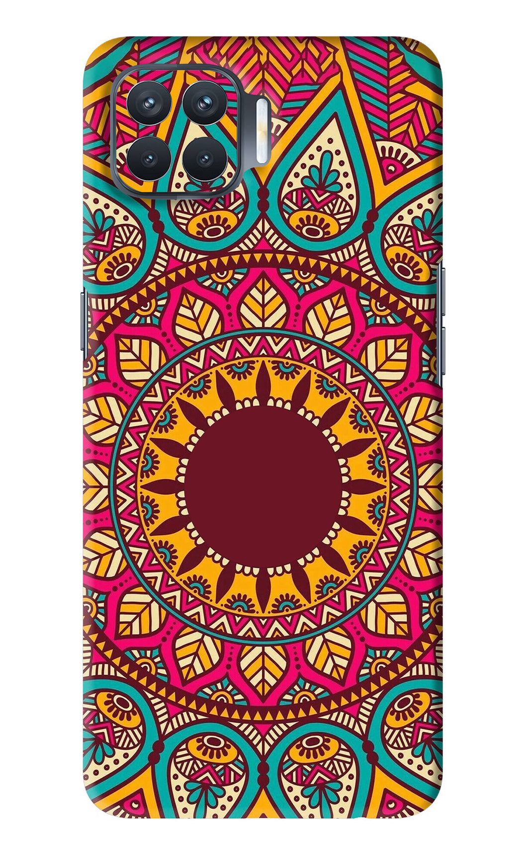 Mandala Pattern 1 Oppo F17 Pro Back Skin Wrap