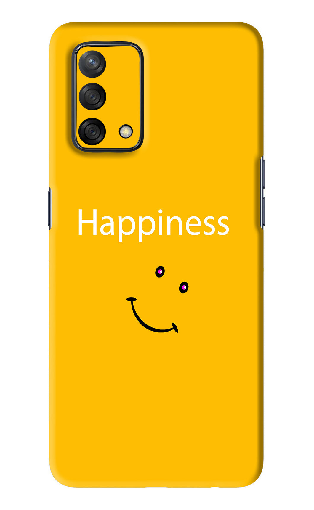 Happiness With Smiley Oppo F19 Back Skin Wrap