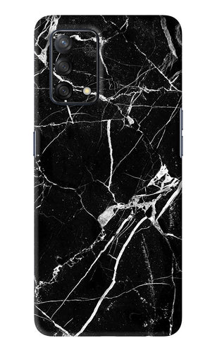 Black Marble Texture 2 Oppo F19 Back Skin Wrap