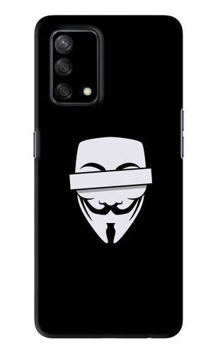 Anonymous Face Oppo F19 Back Skin Wrap