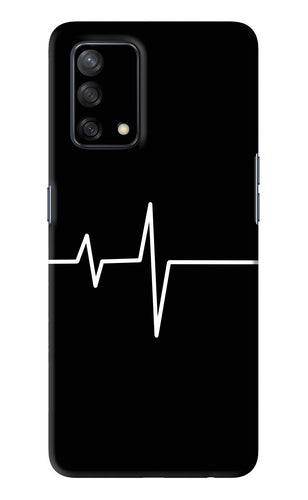 Heart Beats Oppo F19 Back Skin Wrap