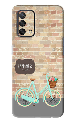 Happiness Artwork Oppo F19 Back Skin Wrap