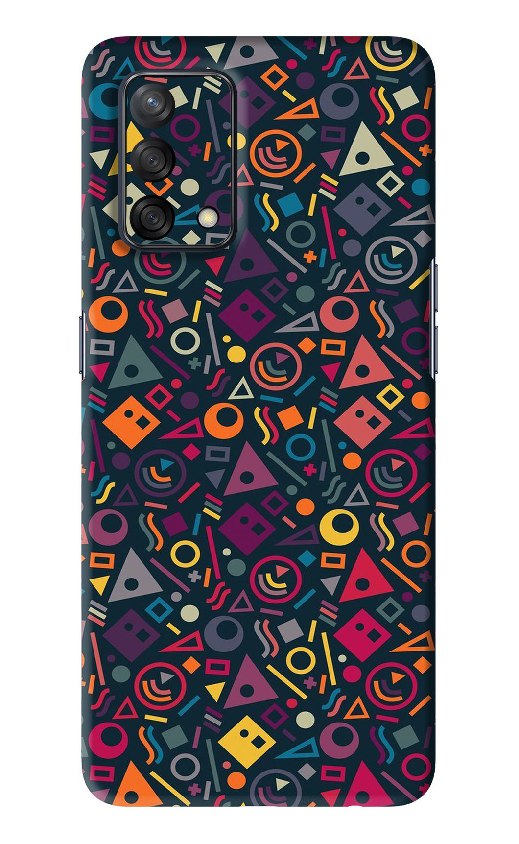 Geometric Abstract Oppo F19 Back Skin Wrap