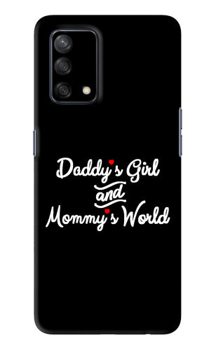 Daddy's Girl and Mommy's World Oppo F19 Back Skin Wrap