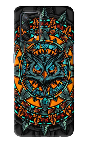 Angry Owl Art Oppo F19 Back Skin Wrap