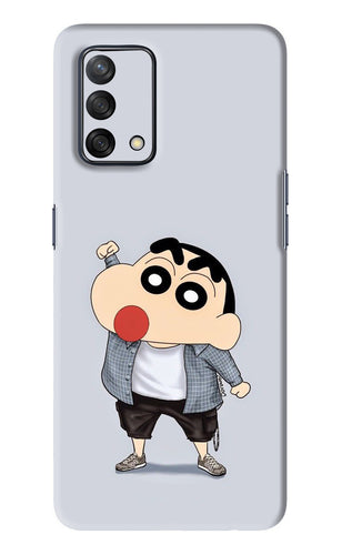 Shinchan Oppo F19 Back Skin Wrap