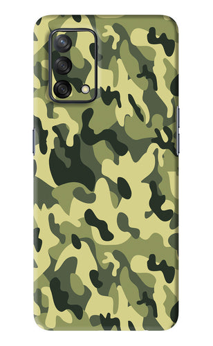 Camouflage Oppo F19 Back Skin Wrap