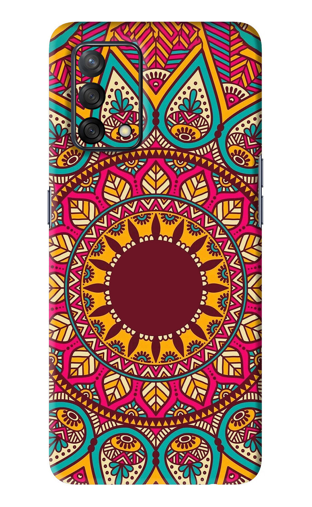 Mandala Pattern 1 Oppo F19 Back Skin Wrap