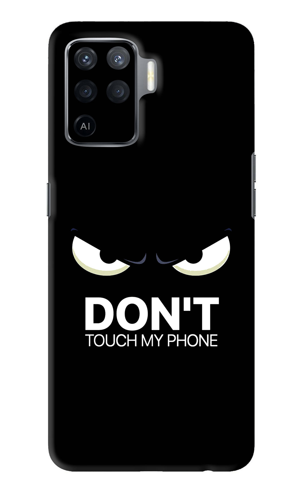 Don'T Touch My Phone Oppo F19 Pro Back Skin Wrap