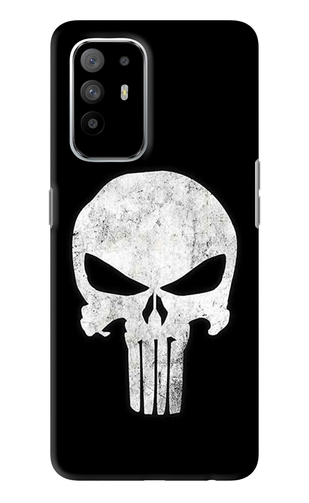 Punisher Skull Oppo F19 Pro Plus Back Skin Wrap