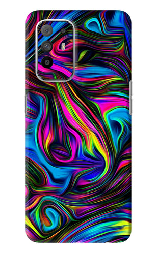 Abstract Art Oppo F19 Pro Plus Back Skin Wrap