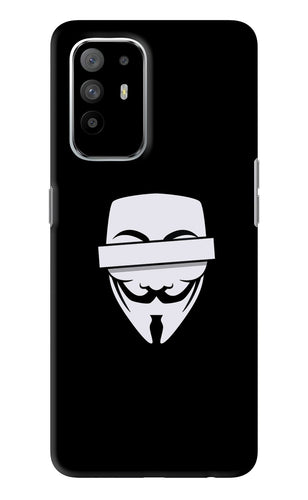 Anonymous Face Oppo F19 Pro Plus Back Skin Wrap