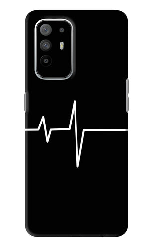 Heart Beats Oppo F19 Pro Plus Back Skin Wrap