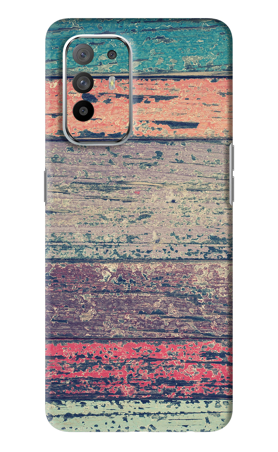 Colourful Wall Oppo F19 Pro Plus Back Skin Wrap