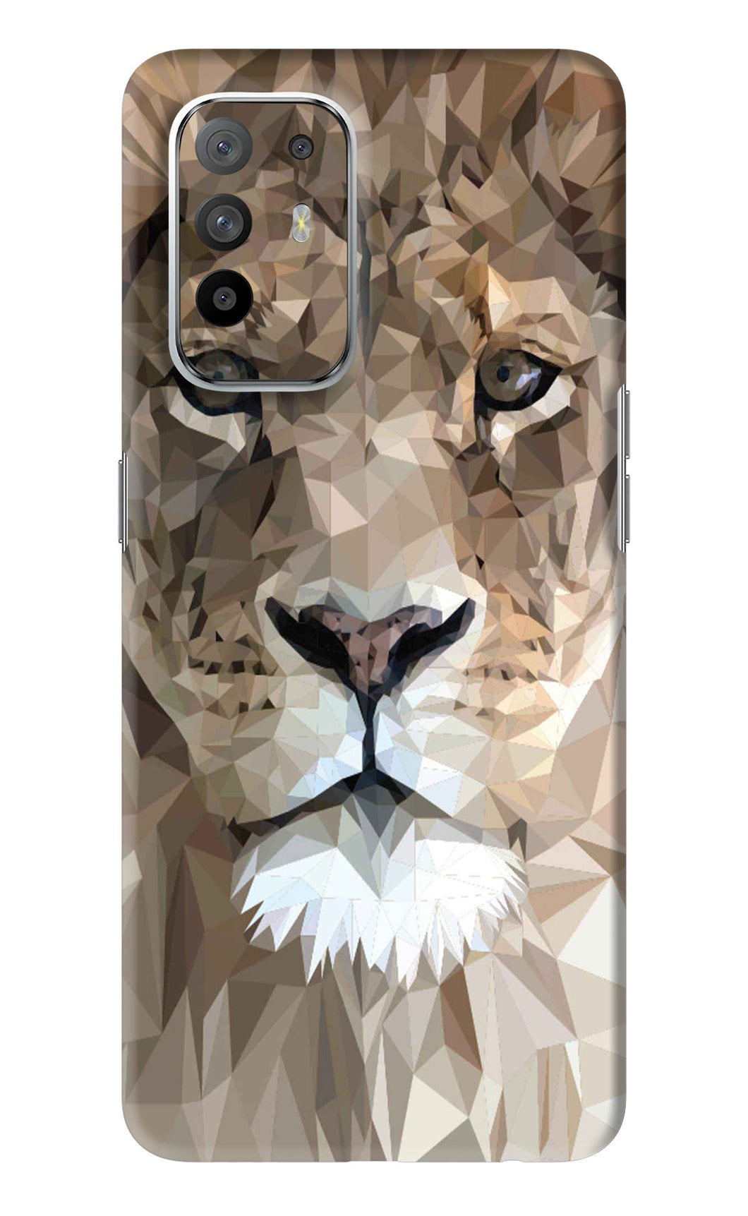 Lion Art Oppo F19 Pro Plus Back Skin Wrap