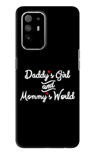 Daddy's Girl and Mommy's World Oppo F19 Pro Plus Back Skin Wrap