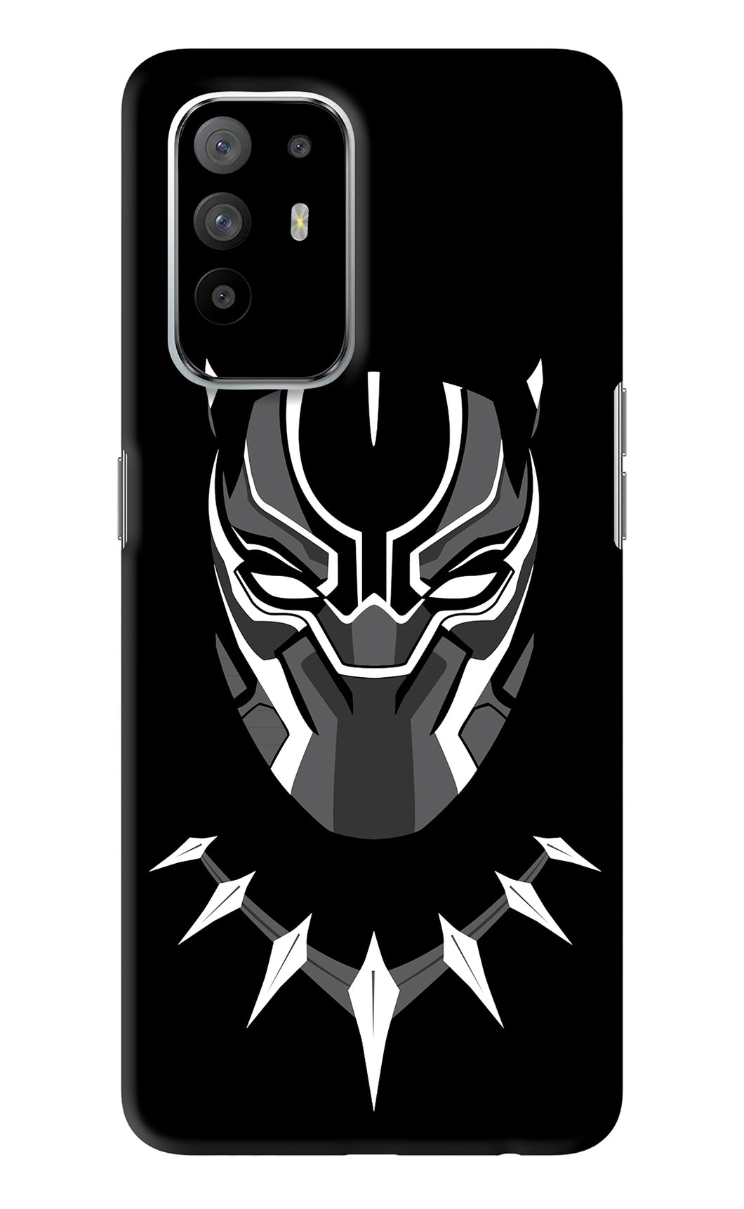 Black Panther Oppo F19 Pro Plus Back Skin Wrap