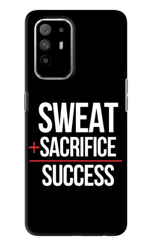 Sweat Sacrifice Success Oppo F19 Pro Plus Back Skin Wrap