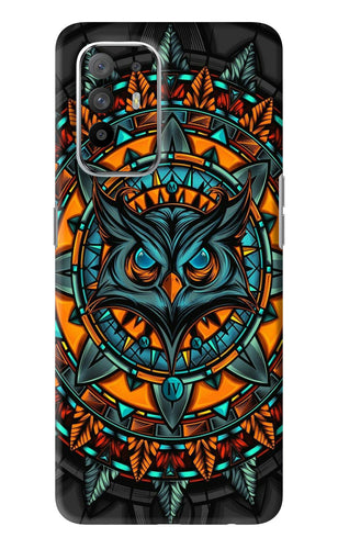 Angry Owl Art Oppo F19 Pro Plus Back Skin Wrap