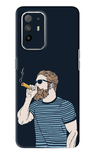 Smoking Oppo F19 Pro Plus Back Skin Wrap