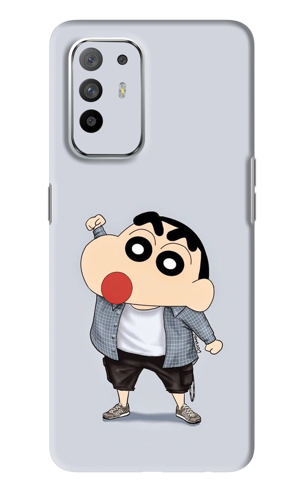 Shinchan Oppo F19 Pro Plus Back Skin Wrap