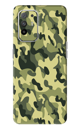 Camouflage Oppo F19 Pro Plus Back Skin Wrap