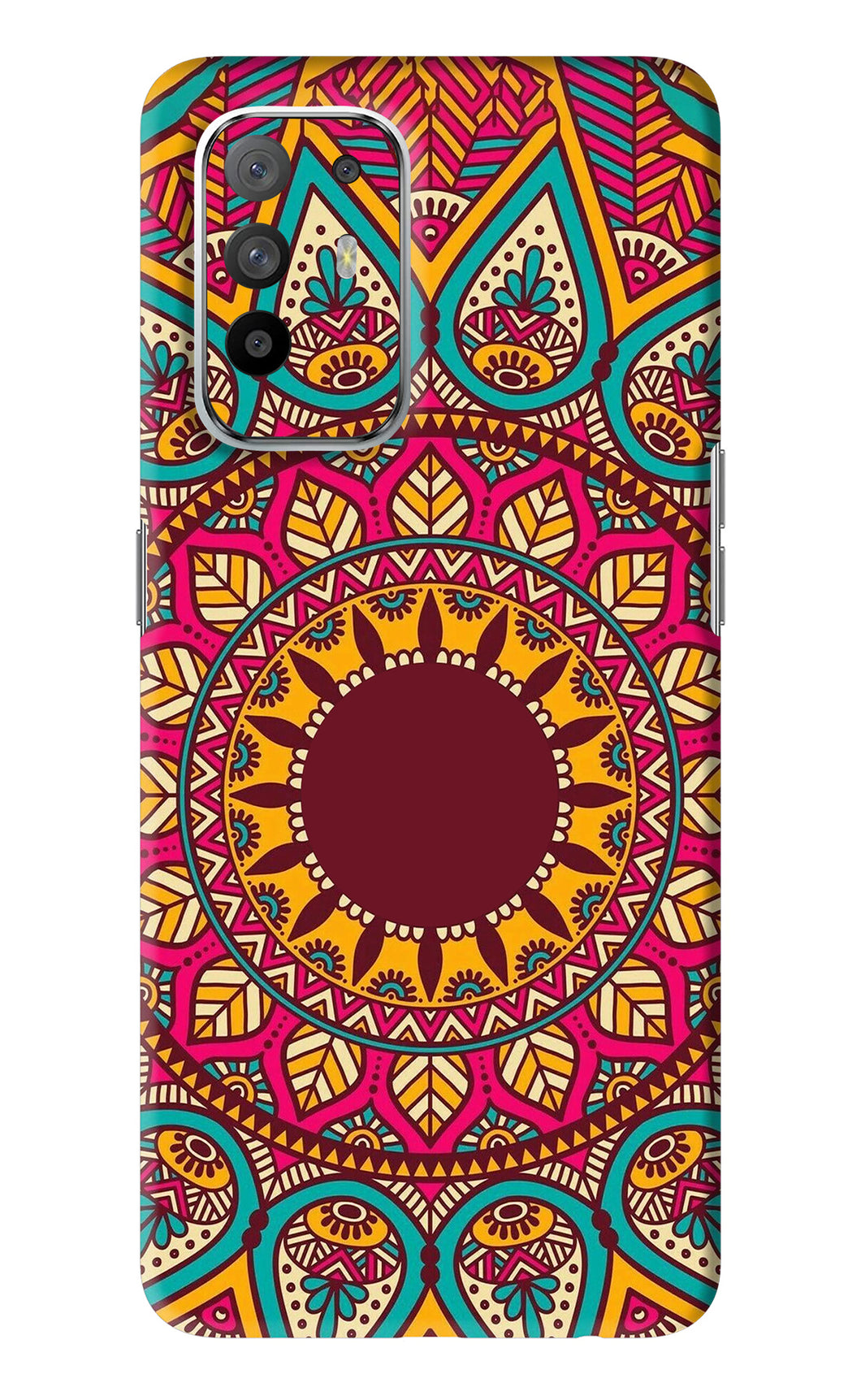 Mandala Pattern 1 Oppo F19 Pro Plus Back Skin Wrap