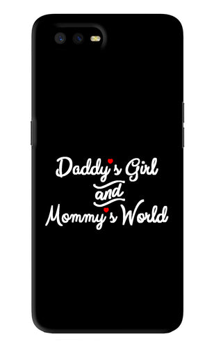 Daddy's Girl and Mommy's World Oppo K1 Back Skin Wrap