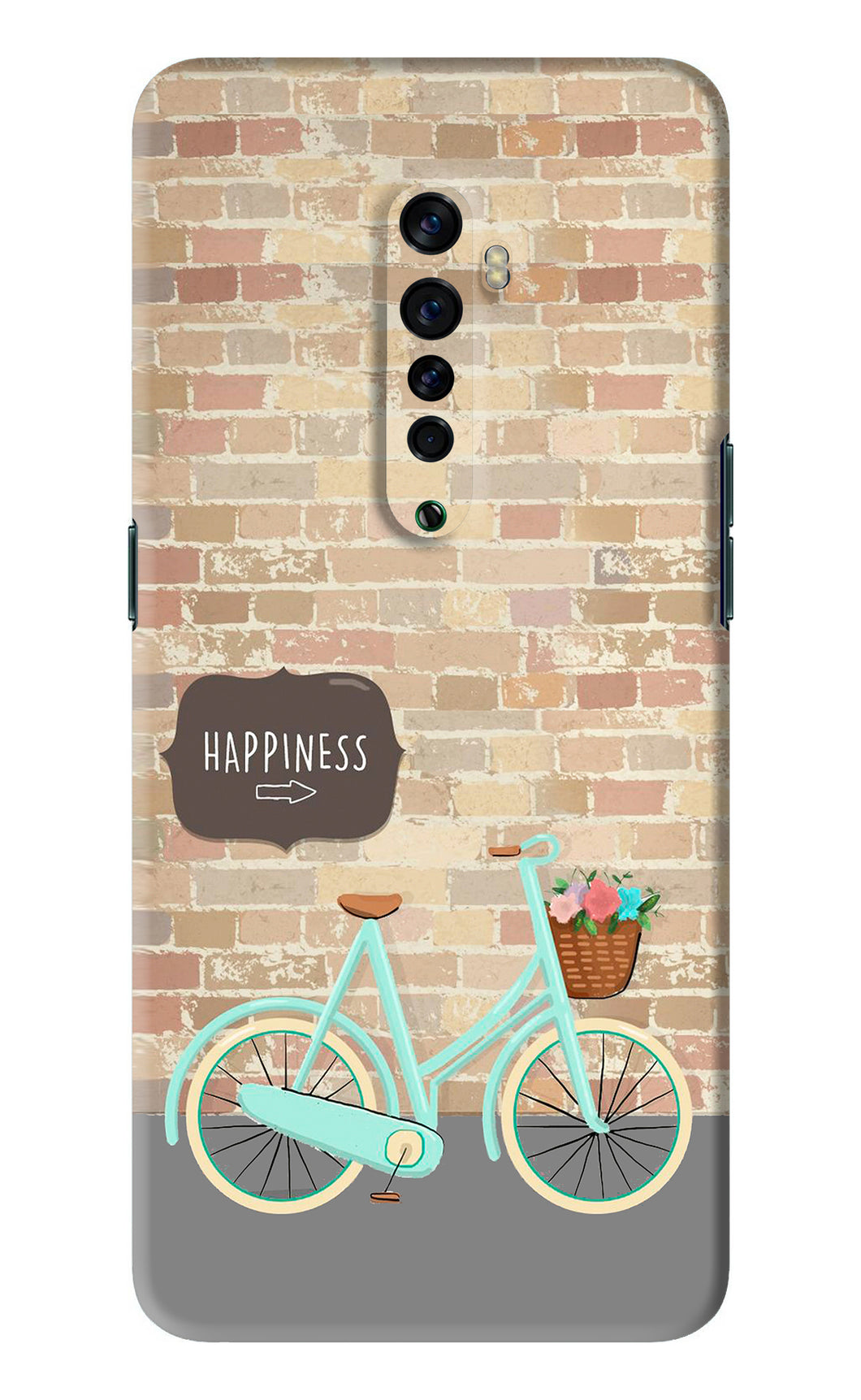 Happiness Artwork Oppo Reno 2 Back Skin Wrap