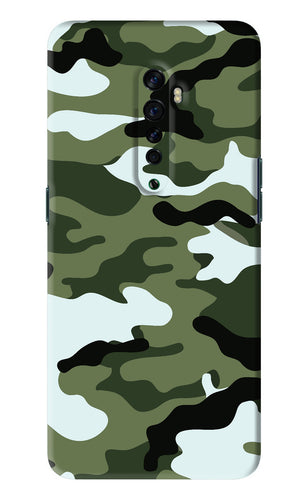 Camouflage 1 Oppo Reno 2 Back Skin Wrap