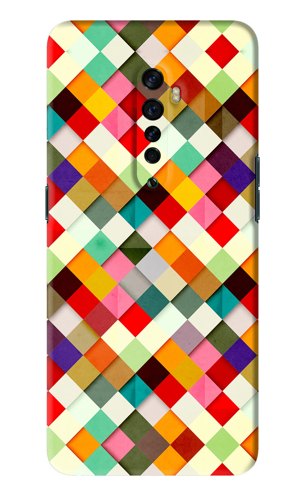Geometric Abstract Colorful Oppo Reno 2 Back Skin Wrap