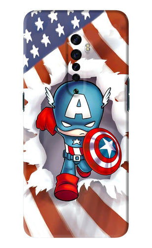 Captain America Oppo Reno 2 Back Skin Wrap