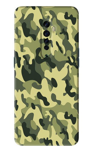 Camouflage Oppo Reno 2 Back Skin Wrap