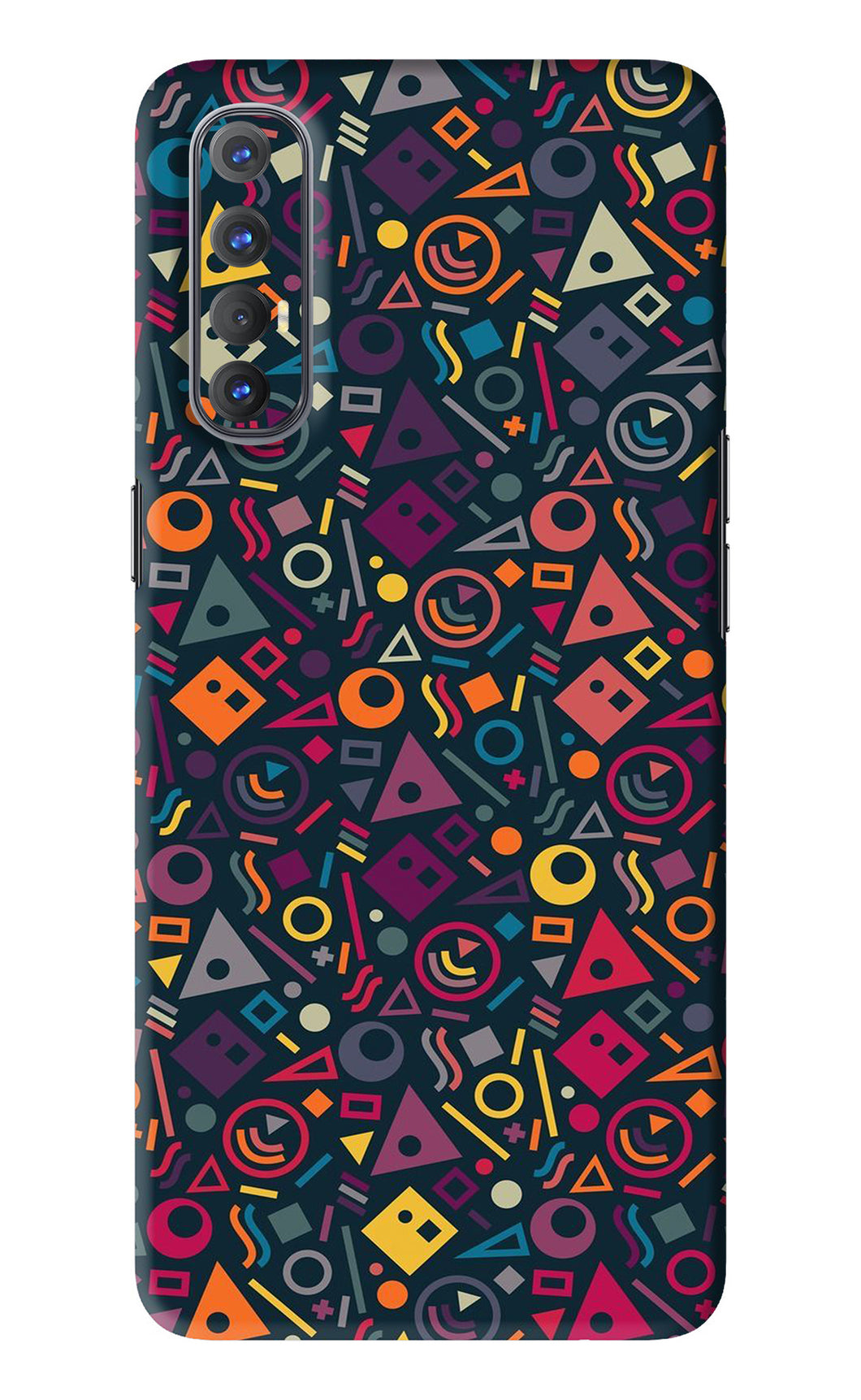 Geometric Abstract Oppo Reno 3 Pro Back Skin Wrap